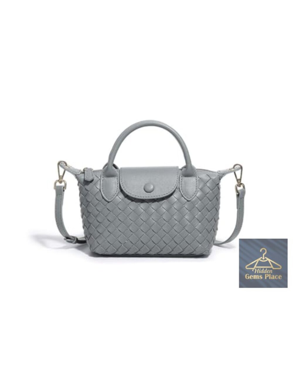Faux Leather Braided Hobo Satchel Handbag Crossbody Bag Small